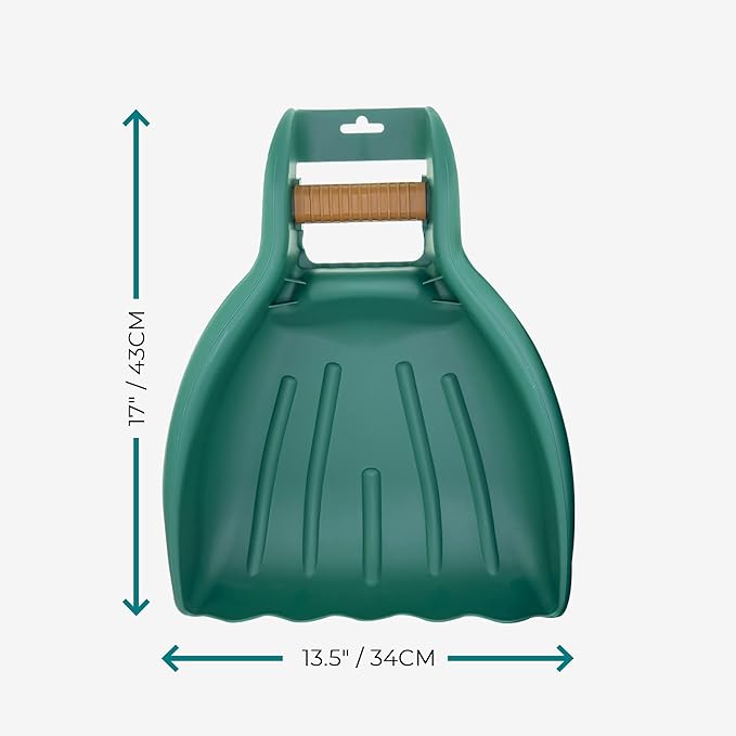 MEKKAPRO Leaf Scoops and Claws V2.0, 1-Pair (2 Pieces), Sturdy Ergonomic Grip Leaf Rake, Large Hand Held Garden Rake Grabbers for Leaf, Garden Claw for Lawn Grass Removal