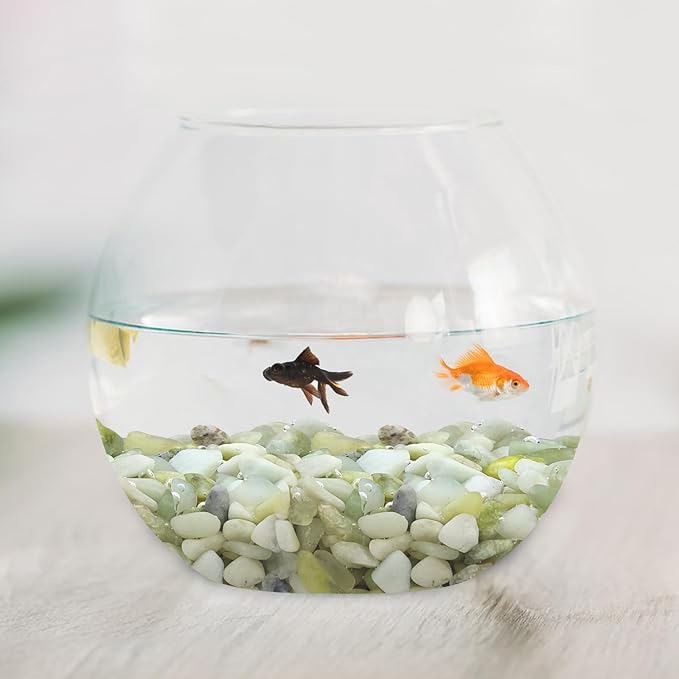 5 lbs Jade Pebbles for Indoor Plants,1/4 inch Polished Gravel Rocks for Plants, Succulents, Cactus, Vases, Terrarium, Fish Tank and Outdoor Gardening