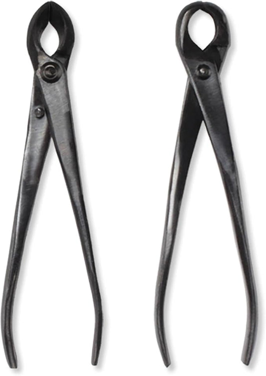 BambooMN Bonsai Tool Kit - 8" Concave Cutter & 8" Knob Cutter - 3 Sets