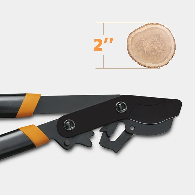 2 PCS Steel Blade for Fiskars Replacement 32" PowerGear 2 - Large Blade for Fiskars Garden Tools