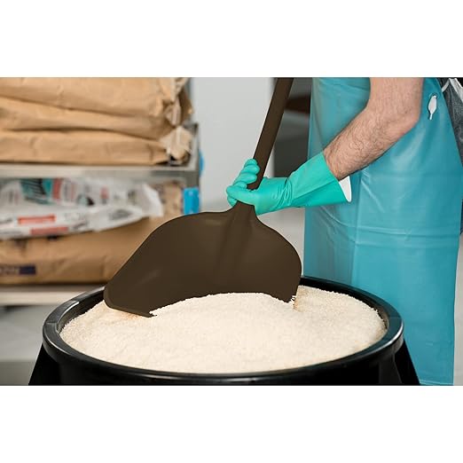 SPARTA 41076EC01 Plastic Sanitary Shovel, Food Safe Plastic Shovel For Commerical Kitchens, 11 Inches, Brown