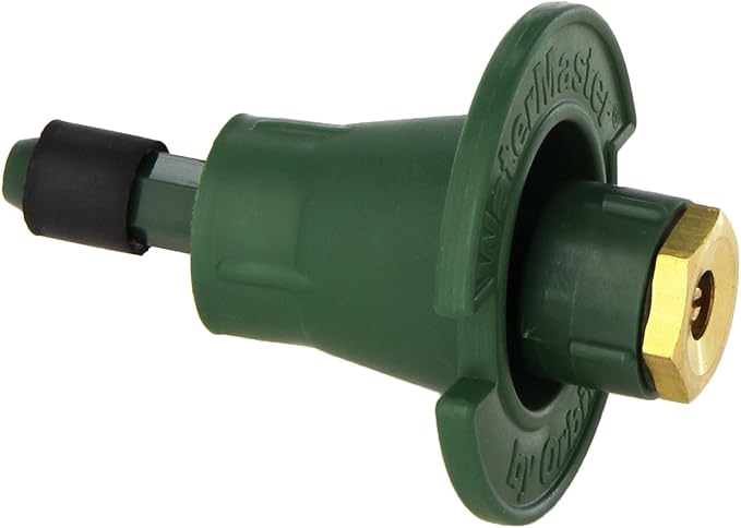 Orbit 54027 Plastic Pop-Up Flush Head Sprinkler with Brass Full Pattern Spray Nozzle