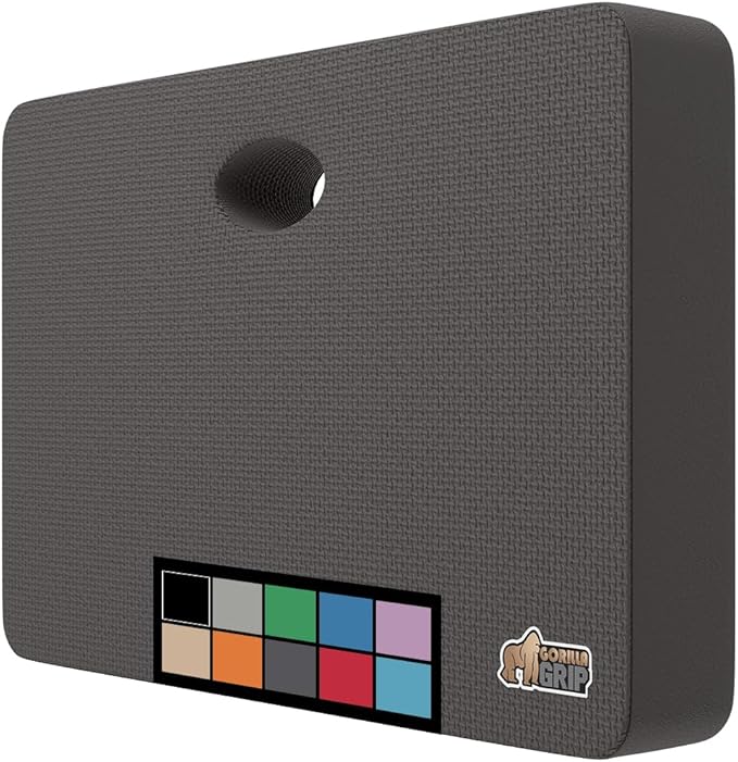 Gorilla Grip Extra Thick Kneeling Pad, Supportive Soft Foam Cushioning for Knee, Water Resistant Construction for Gardening, Bathing Baby, Workout Supplies, Lightweight, Garden Work Gifts