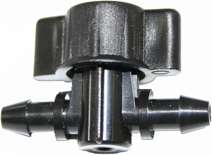Mister Landscaper MLT-BVA 1/4" Vinyl On/Off Drip Irrigation Valve (3 Quantity)