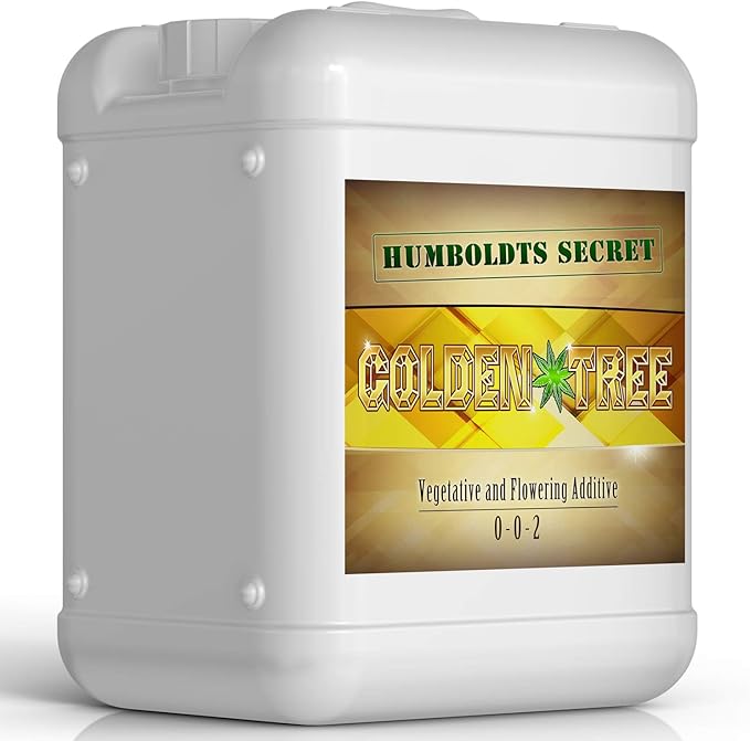 Humboldts Secret Golden Tree: Best Plant Food for Plants & Trees - All-in-One Concentrated Organic Additive - Vegetables, Flowers, Fruits, Lawns, Roses, Tomatoes & More (5 Gallon)