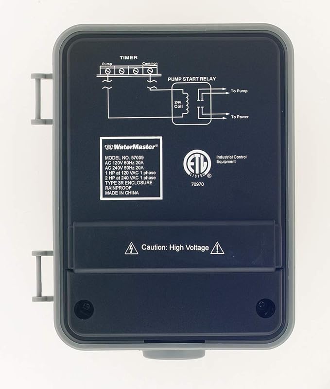 Orbit 57009 Sprinkler System 1 or 2 Horsepower Pump Start Relay