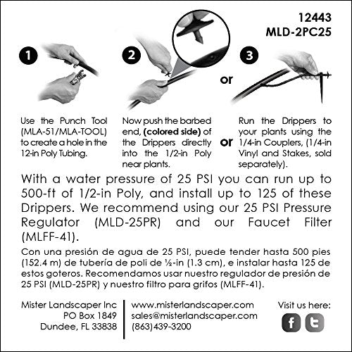 Mister Landscaper 2 GPH Dripper (Bulk 15)