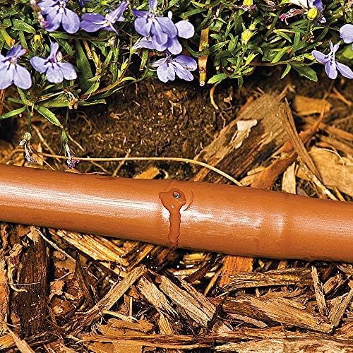 DIG A1-112P 17 MM EXCEL PCD Dripline with two outlets, 100 ft .95 GPH, 12 in. Spacing, for even irrigation uniformity along the dripline (.570 in. ID x .670 in. OD), Brown