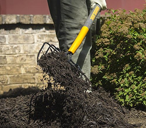 True Temper 2812400 10-Tine Bedding Fork with Hardwood Handle