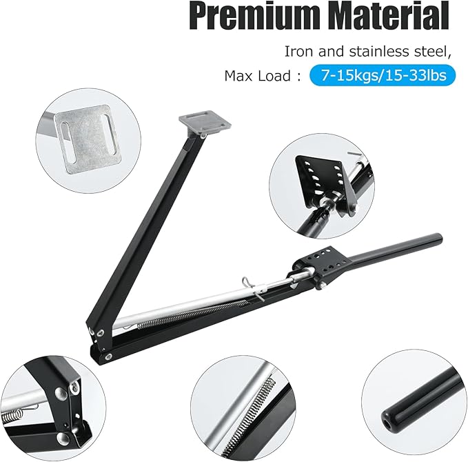 CHANGE MOORE Auto Vent Opener Automatic Greenhouse 2Pack Window Opener Roof Vent Opener Auto Vent Kit Sensitive Gardening Tools Automatic Greenhouses Supplies (Single Spring Up to 33lbs)