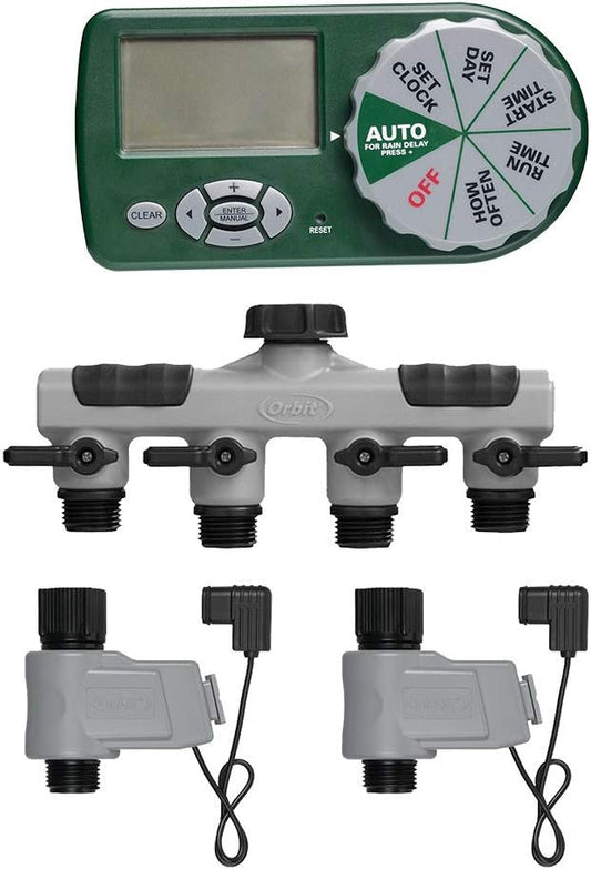 Orbit 58911 Complete Yard Watering Kit, Green…