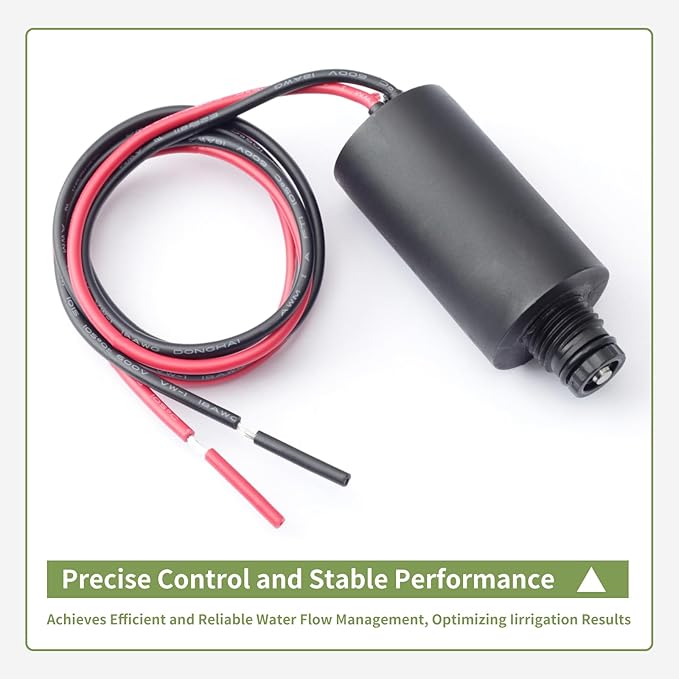 New upgraded 458200 DC Latching Solenoid Valve Compatible with Hunter Irrigation Systems for 9V DC Battery-Powered NODE NODE-BT XC Hybrid Controllers