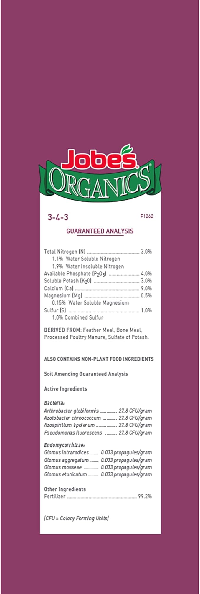 Jobe's Organics Granular Rose Fertilizer, Organic Plant Fertilizer for Rose, Hydrangea, Hibiscus, Azalea, and Other Flowering Shrubs, 16 lbs Bag