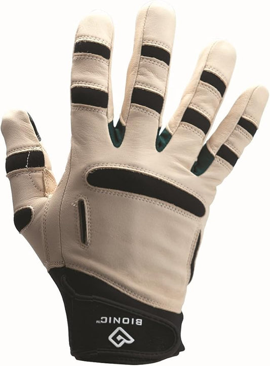 Bionic Men's ReliefGrip Gardening Premium Leather Gloves