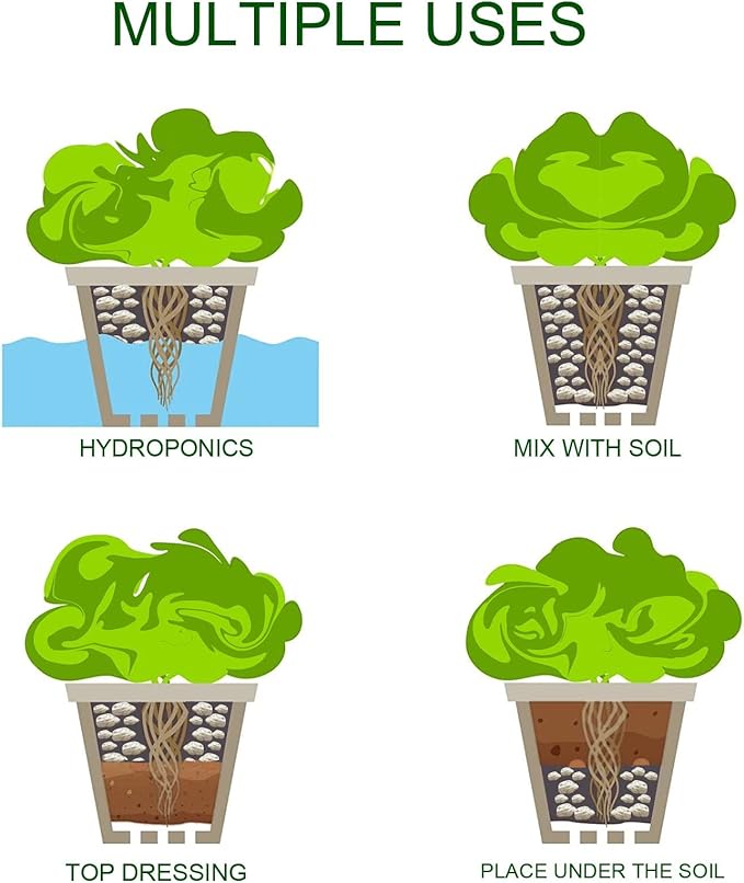 Organic Pumice for Bonsai and Horticultural 100% Natural (2 gallons, 1/4 inch)