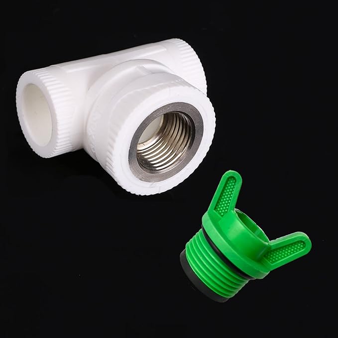 1/2” NPT Plug, Male Thread Pipe Caps and Plugs Fitting for Garden Irrigation Water Tubing Stopper, 5PCS (3/4" ID)