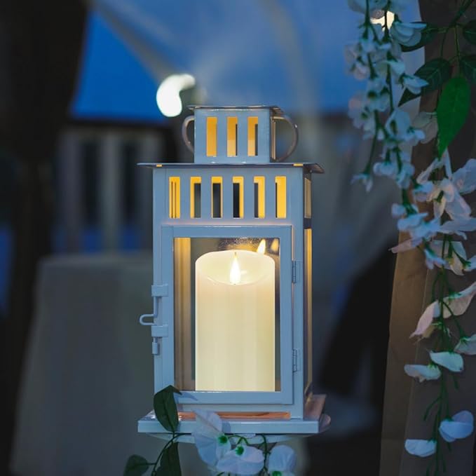 Tappovaly Flameless Flickering Battery Operated Candles 2pack Real Wax Pillar LED Candles with 10-Key Remote Control and 24 Hours Timer for Wedding, Party, Home Decoration (Ivory)