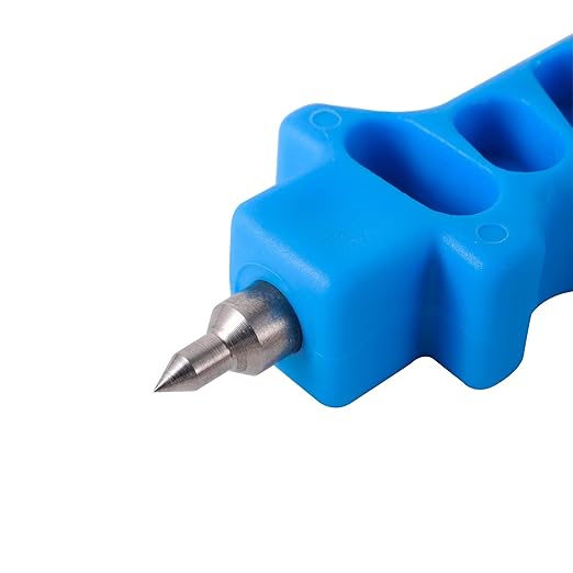 2-in-One Drip Irrigation Tubing Hole Punch with 20 pcs Plugs,Drip Irrigation Tool Used for 1/4 inch Fitting and Emitter Insertion,1 Pcs-Blue