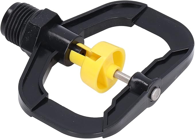 G1/2 Male Thread Rotating Irrigation Sprinkler, 12pcs Misting Spray Nozzle, Plastic Spray Nozzle Misting Nozzle Atomizing Micro Sprinkler for Garden Yard Lawn Watering Sprinkling