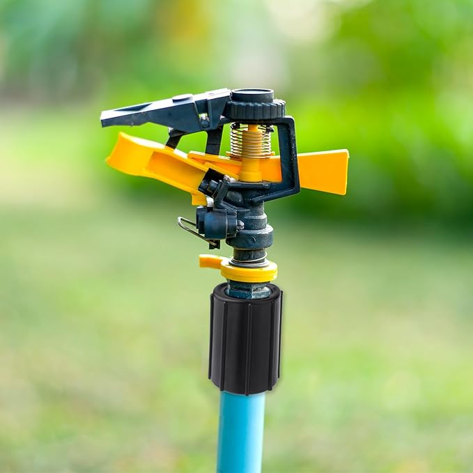 10pcs 1/2 Inch Female Threaded PVC NPT Connector, Double Female Thread Coupling Sprinkler Pipe Riser Adapter Irrigation System Accessories for Yard Lawn Garden