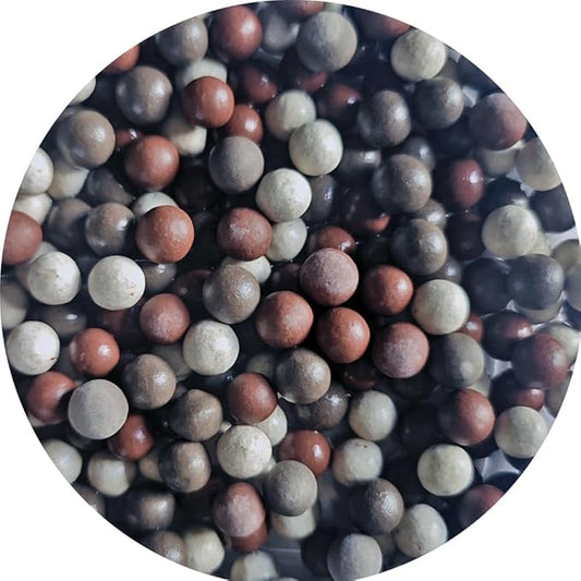 Colorful Leca Clay Pebbles for Plants 8-10mm Natural Organic Leca Balls Indoor Potting Garden Soil for Orchid, Succulents, Hydroponics, Decoration, Drainage (Colorful-2, 5 lbs)