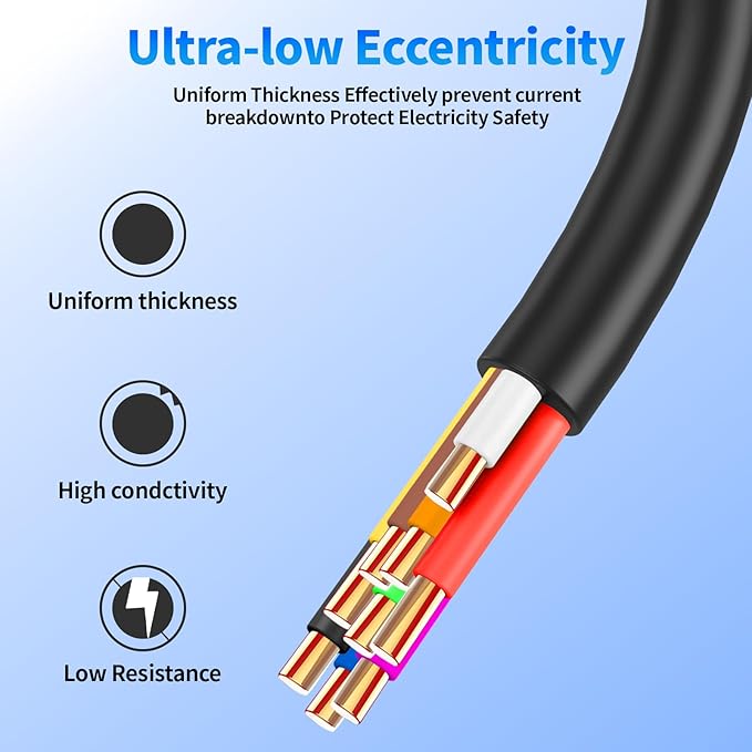 18/9 Solid Sprinkler System Wire 100ft, 18 Gauge Irrigation Wires PVC Jacket Sprinkler Cable for Underground Irrigation Valves Field Central Control System