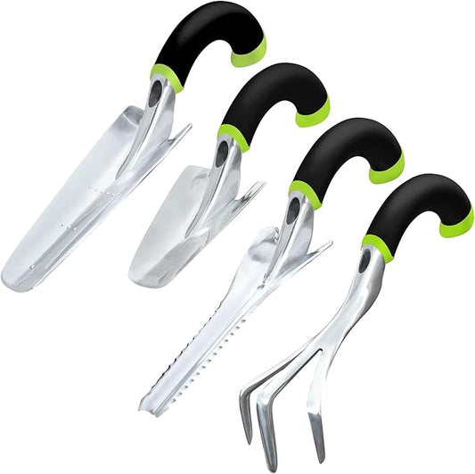 Radius Garden 30402 Ergonomic Garden Hand Tool Set, Green