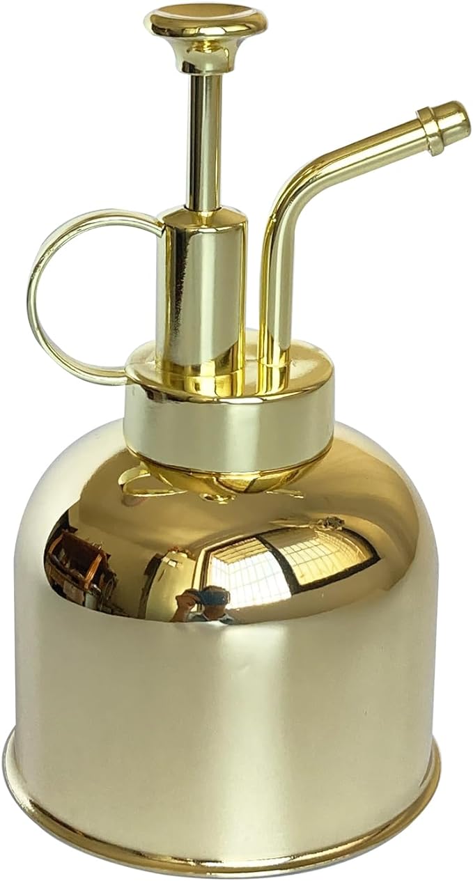 Plant Mister Spray Bottle Stainless steel plant sprayer, small watering can plant spray bottle Modern gardening tools for indoor potted plants watering and spraying