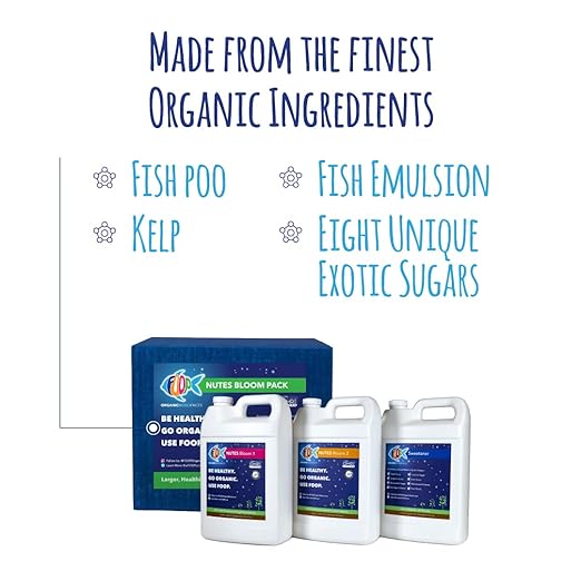 FOOP Nutes Bloom Gallon Pack: Get Tight Buds, Awesome Terpenes and an Explosion of Trichomes | Infused with Cal/Mag, and Silica | Certified Organic | Three 1G Bottles
