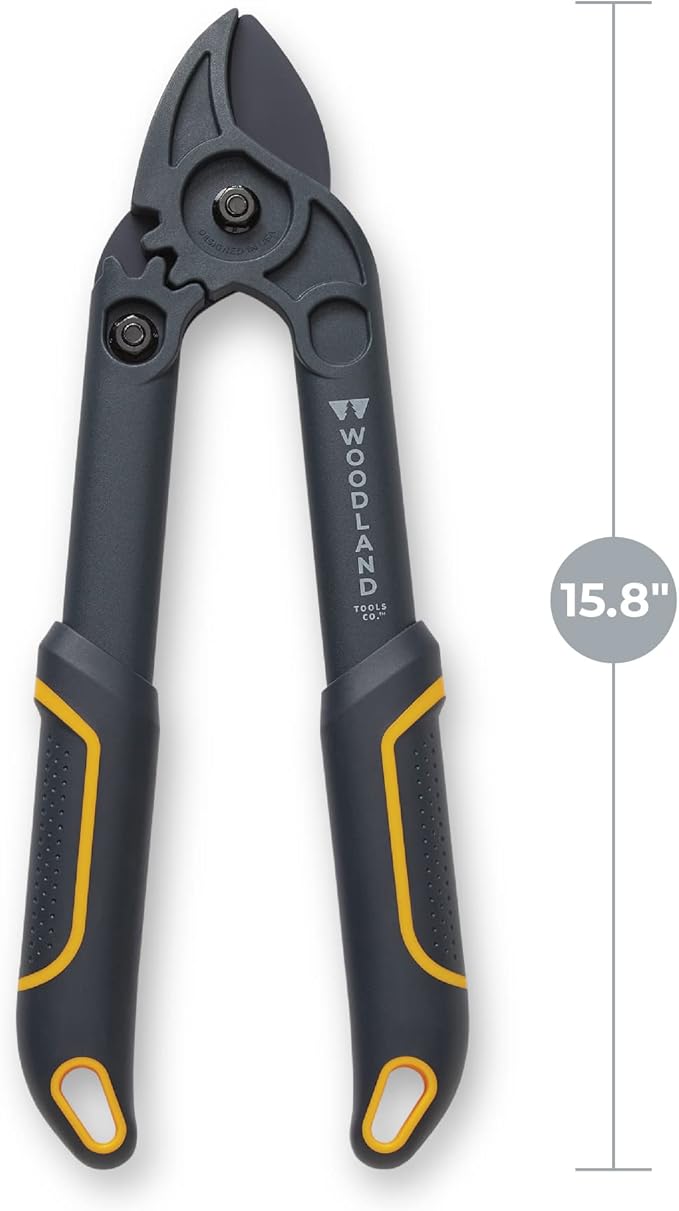 Woodland Tools Co. Lightweight 16" Duralight Anvil Lopper - Gardening Tool for Cutting Dead and Dry Growth with Optimized Gear Design