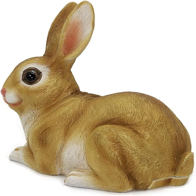 Hide a Key Rabbit Figurines Bunny Statue Polyresin Rabbit Ornament Rabbit Outdoor Garden Statue