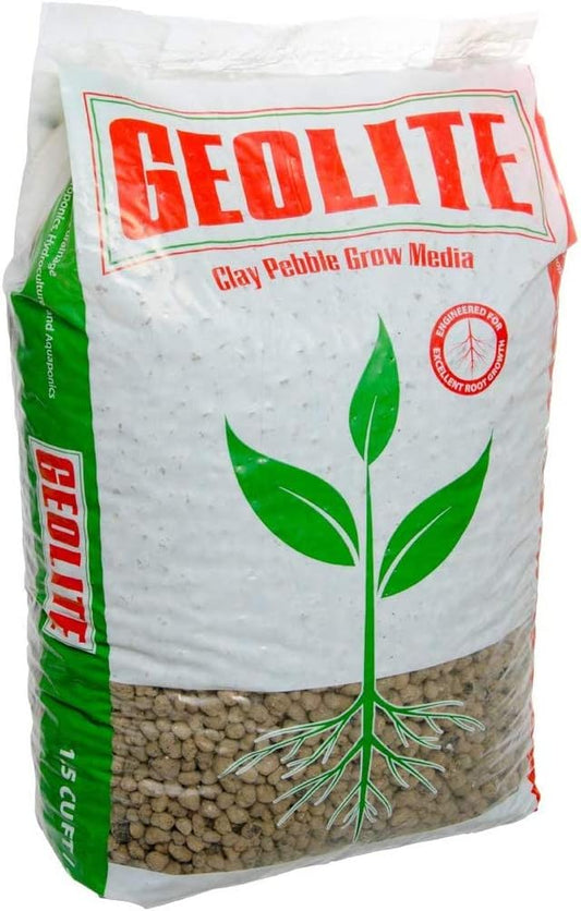 GEOLITE GMGC45L Clay Pebble Grow Media, Gray, 1.5 Cu. Ft.