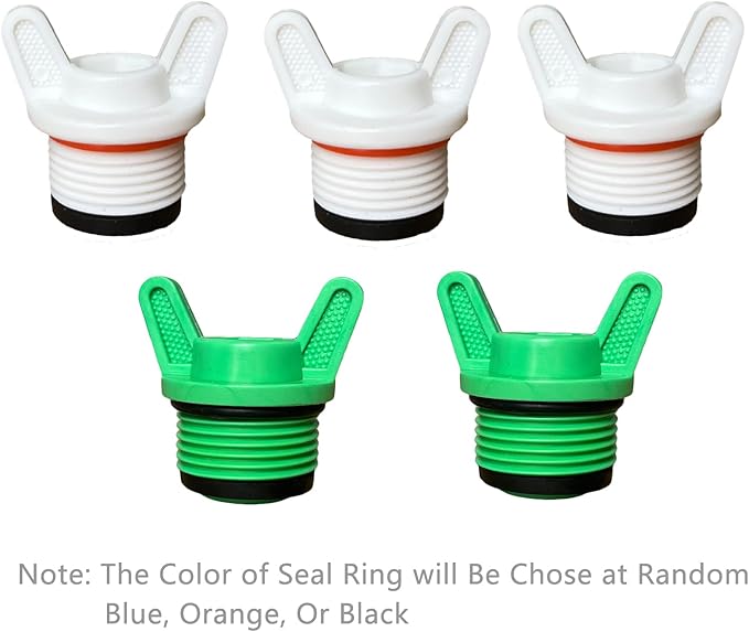 3/4” NPT Plug, Male Thread PPR Pipe Plugs and Caps Garden Irrigation Tubing Stopper Drain Plug Compatible with RV Irrigation Water Supply Lines (OD: 1 Inch)