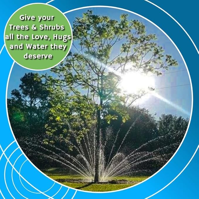 Tree Sprinkler with 360° Outward Direction | Water Sprinkler for Trees That Reaches The Nutrition Zone for Tree Root Watering (11")