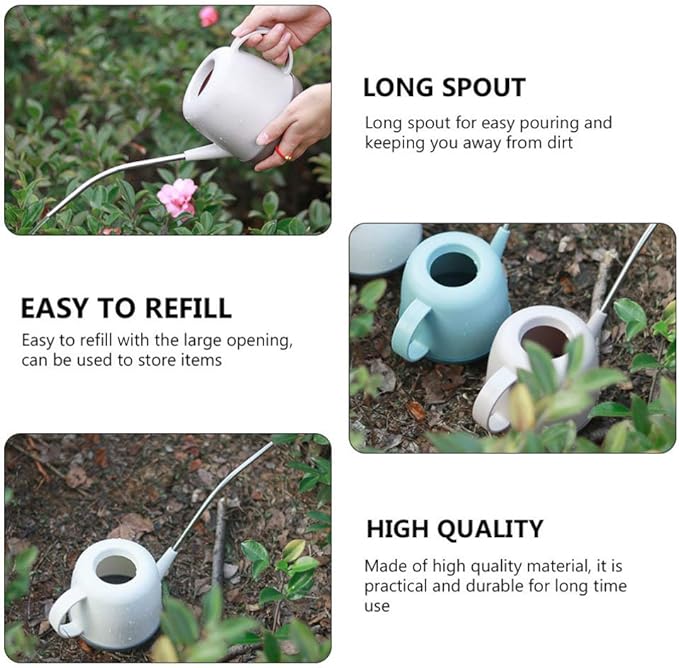 DOITOOL 1pc Long Mouth Watering Can Bonsai Watering Flower Gardening Tool spout Watering cans Flower Watering can Outdoor Watering can Watering Kettle Spray Old Fashioned Stainless Steel