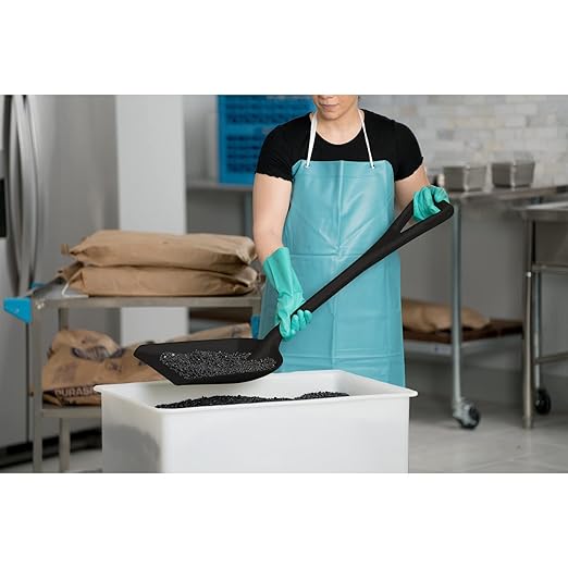 SPARTA 41077EC03 Plastic Sanitary Shovel, Food Safe Plastic Shovel For Commerical Kitchens, 14 Inches, Black