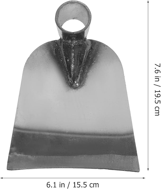 Garden Hoe Weeding Garden Hoe Replacement Head Garden Digging Hoe Head Agricultural Tool for Garden Lawn Yard Loosen Land Weeding Round Eye Hoe Replacement Cultivator Hoe