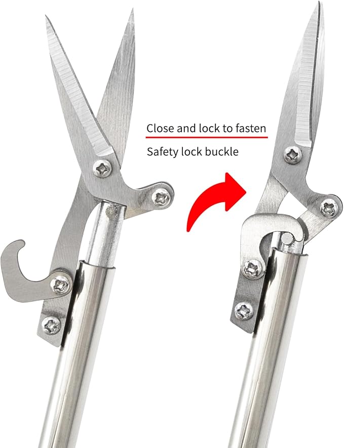 Pointed Stainless Steel Gardening Shears, Hand Pruners, Garden Clippers Handheld, Floristry Scissors, Picking Pepper Wolfberry Fruit (Black)