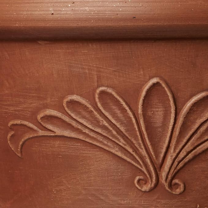 PSW Pot TA30TC Collection Shallow Bulb Pan Planter Dish Low Bowl for Succulents, Bonsai, Fairy Gardens, Herbs, 12-inch, Terra Cotta Color