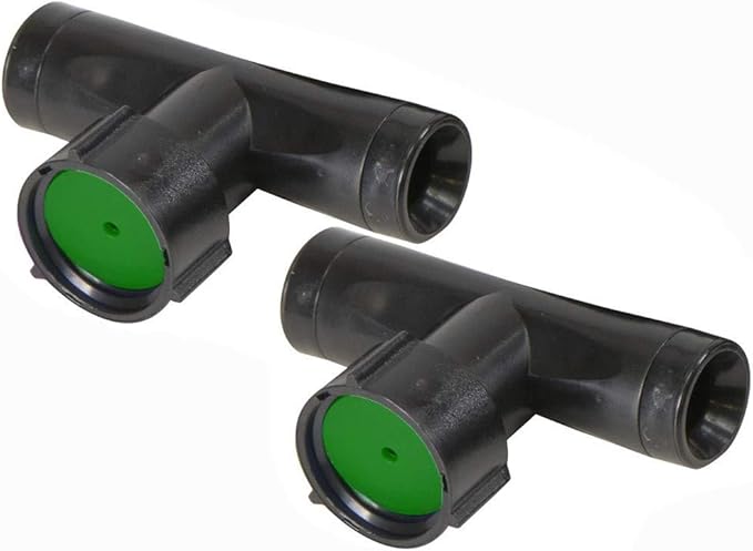 Cuckoo Irrigation System Hose Quick Connector 3/8" Diameter Feeder Quick Connectors Hose Fittings Garden Hose Adapter Black (Feeder)