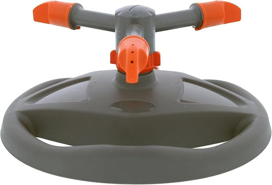 360 Rotating Sprinkler for Garden with Adjustable Spray Nozzles | 8 Inch Wide Base for Stability | Water Sprinkler for Lawn