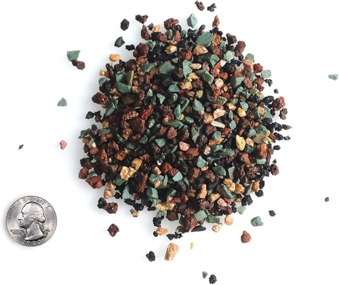 10LB Mix Lava Rocks for Plant Gravel Pebbles for Bonsai Succulent Potting Soil, Top Dressing and Terrarium Plants,