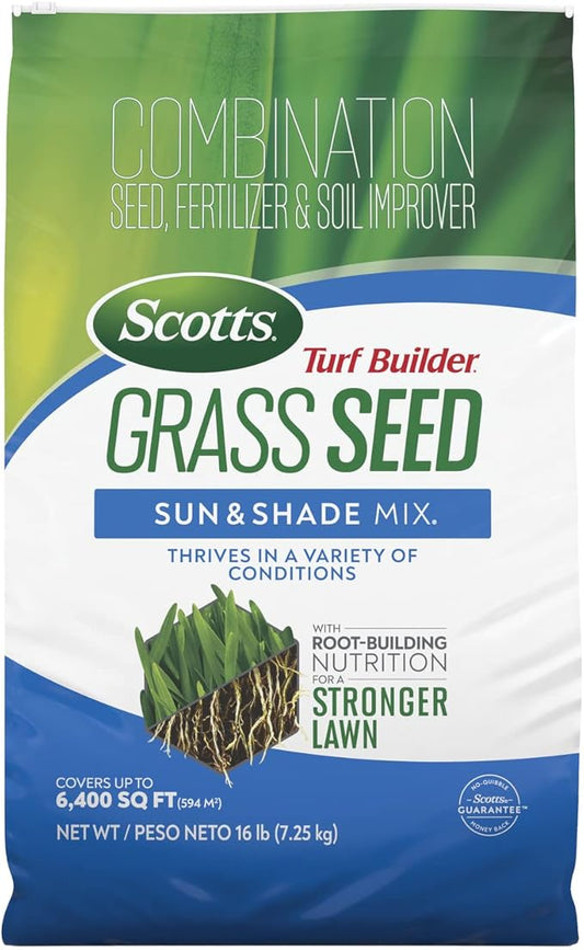 Scotts 18057 Grass Seed, 16 lb, Green