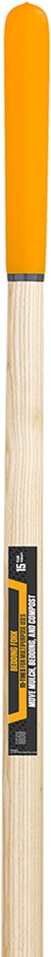True Temper 2812400 10-Tine Bedding Fork with Hardwood Handle