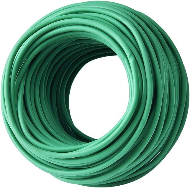 Green Soft Twist Tie Tomato Plant Tie TPR Garden Supply, for Supporting Plants and Home Organizing (65.6 feet/20 Meters)