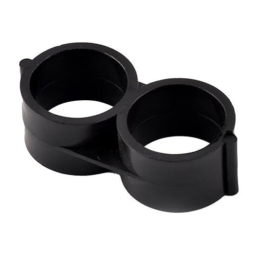 Drip Line End Plugs Fittings Connectors for 1/2" Drip Tubing, Shut-Off End Clamp Drip Irrigation Parts for Irrigation System-20Pcs/pack