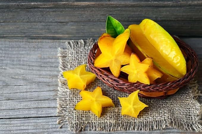 Premium Carambola Potting Soil Mix - Perfect Balance of Nutrients, Drainage, and Aeration for Thriving Starfruit Trees - 3 Quart