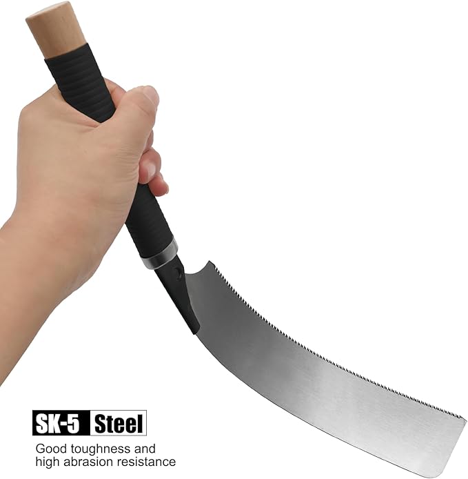 Japanese Pull Saw, 10 Inch Hand Saw with Detachable Single Edge Blade Wood Handsaw for Woodworking Tools (17TPI)