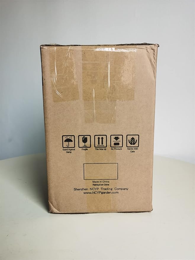 NCYP Geometric Glass Terrarium Planter for Succulent, Small Cacti - 6.5" x 5.7" x 9.8" Black Irregular Opened Container Pot, Indoor Home Garden Office Tabletop Decor (No Plants, No Door)