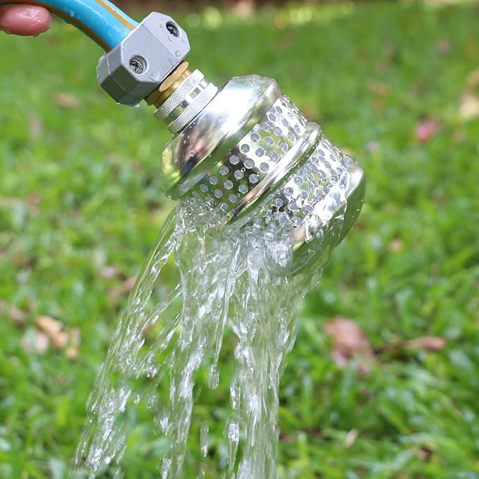 STYDDI Gentle Flow Metal Bubbler Sprinkler Head, Aluminum Alloy Garden Hose Bubbler for Delicate Watering, Gentle and Soften, Great for Newly Planted Shrubs, Trees and Flowerbeds, 2 Pack